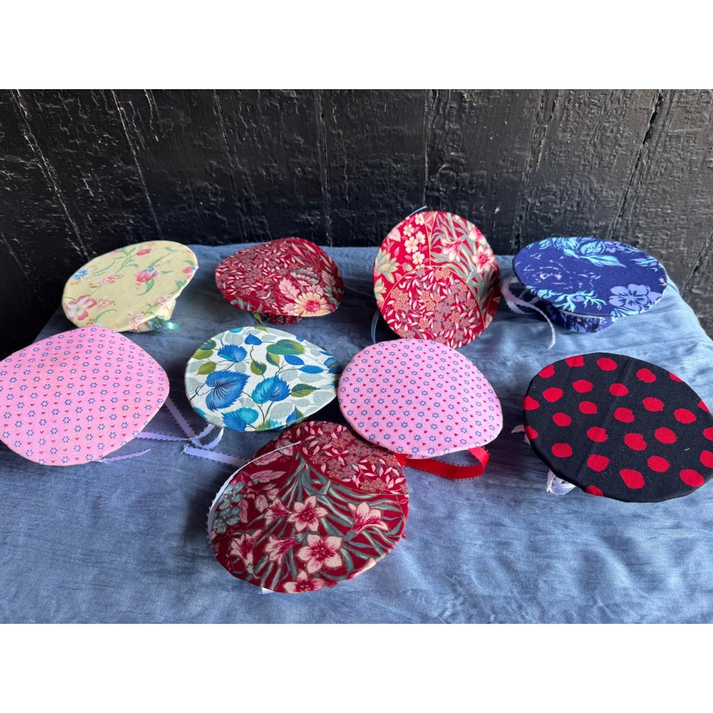 Lot of 11 Handmade Miniature Fabric Hats - Picture 2 of 5